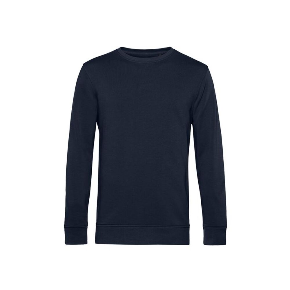B&C Mens Crew Neck Sweat / Navy Blue